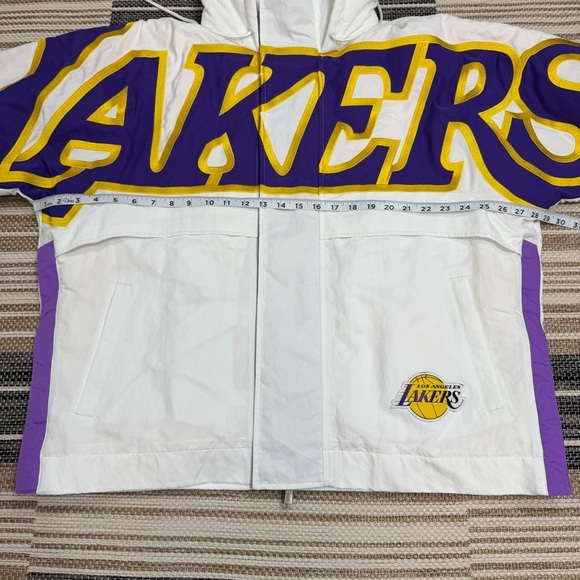 Nike x‎ AMBUSH NBA Collection Women’s Lakers Jacket Nylon White Purple Size Med - Picture 11 of 13